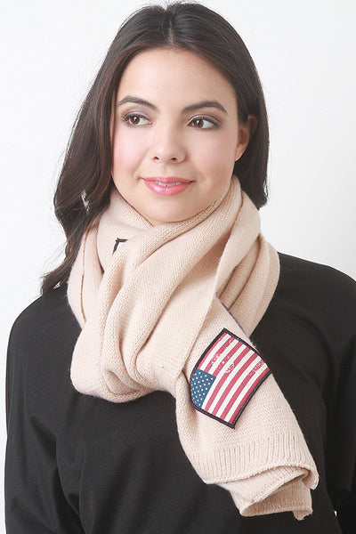 Stripe and Patchwork Scarf