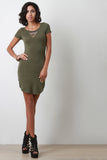 Side Slit Shirt Dress