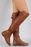 Bamboo Slouchy Over the Knee Boots