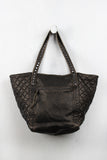 Quilted Metallic Leather Bag