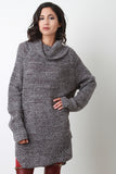 Oversize Turtleneck Wool Sweater