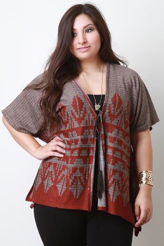 Tribal Tassel Tie Cape