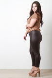 Vegan Leather Leggings