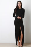 Knotted Twisted Asymmetrical Dress