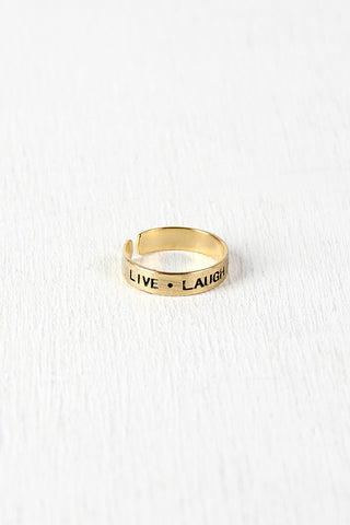 Live Laugh Love Ring