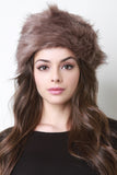 Faux Fur Pillbox Hat