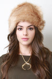 Faux Fur Pillbox Hat