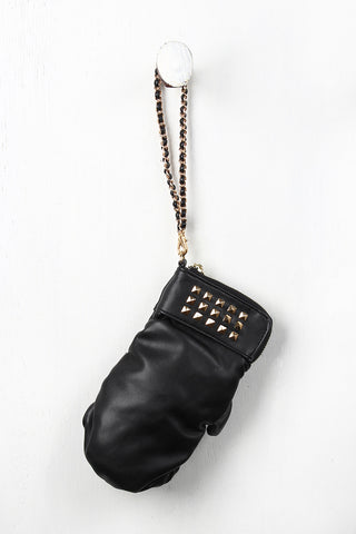 Studded Boxing Glove Clutch