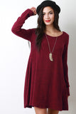 Long Sleeve Soft Knit Shift Dress