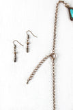 Tribal Bars Draping Chains Statement Necklace