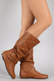 Wild Diva Lounge Slouchy Flat Boots