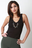 V-Neck Sleeveless Tank Top