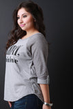 Friday Love Thermal Raglan Top