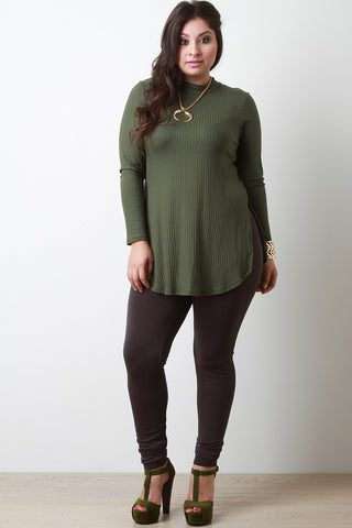 Solid Knit Leggings