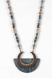 Moonrise Wood Accent Necklace