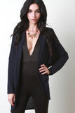 Ribbed Knit Dolman Cardigan