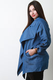 Lightweight Chambray Button Jacket