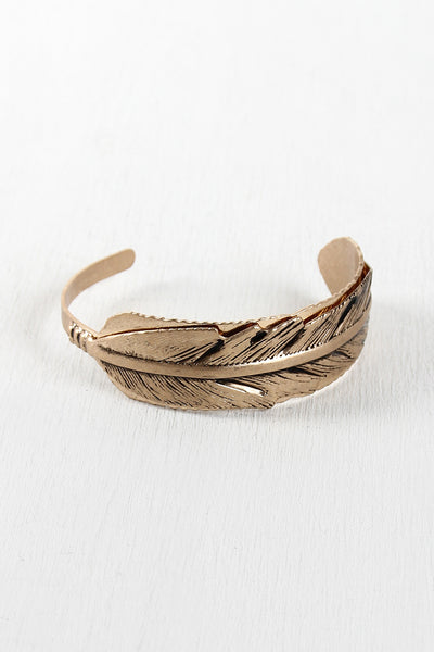 Open-Ended Feather Bangle