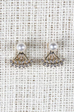Dewdrop Branch Jacket Earrings