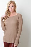 Thermal Knit Long Sleeve Top