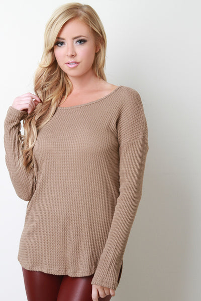 Thermal Knit Long Sleeve Top