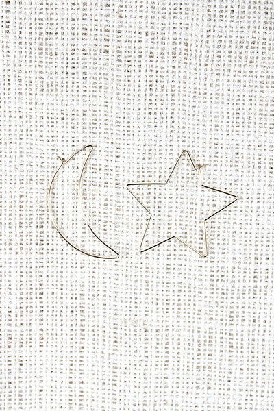 Night Sky Wire Earrings