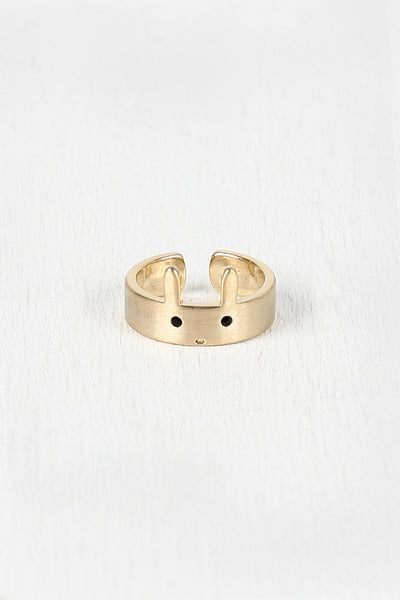 Cutie Bunny Face Ring