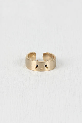 Kitty Face Ring