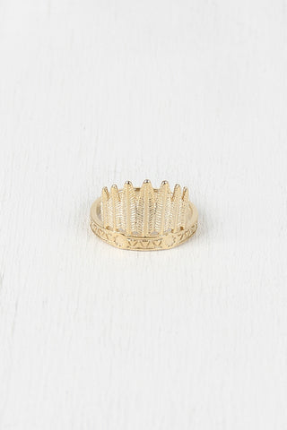 Indian Feather Headdress Ring