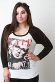 Style Magazine Cover Raglan Top