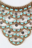 Scallop Bib Necklace