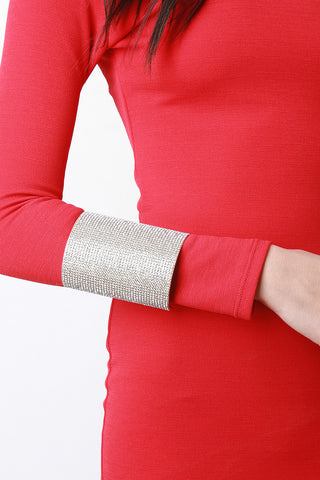 Rhinestone Encrusted Arm Cuff